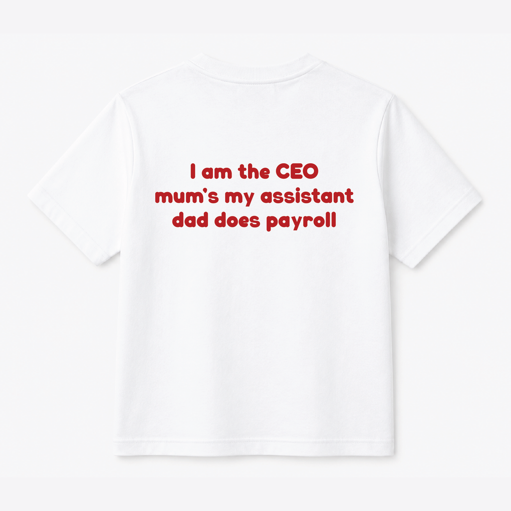 I am the CEO- Back Design Tee
