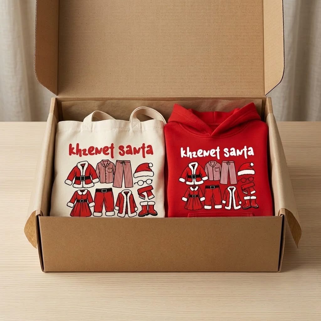 BUNDLE Khzenet Santa - Hoodie + Tote Bag