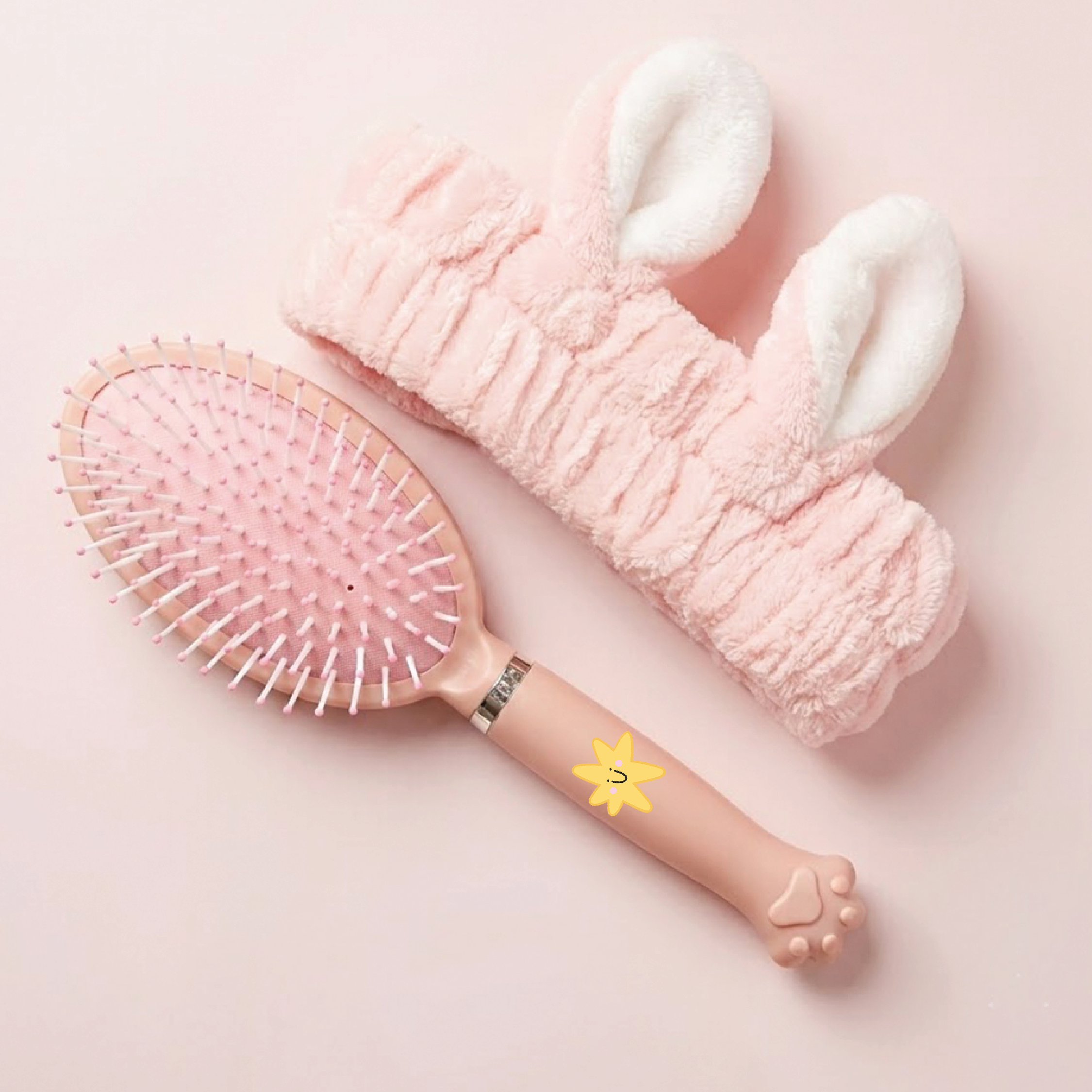 Hair Brush + Headband - Messy Hair Don't Care
