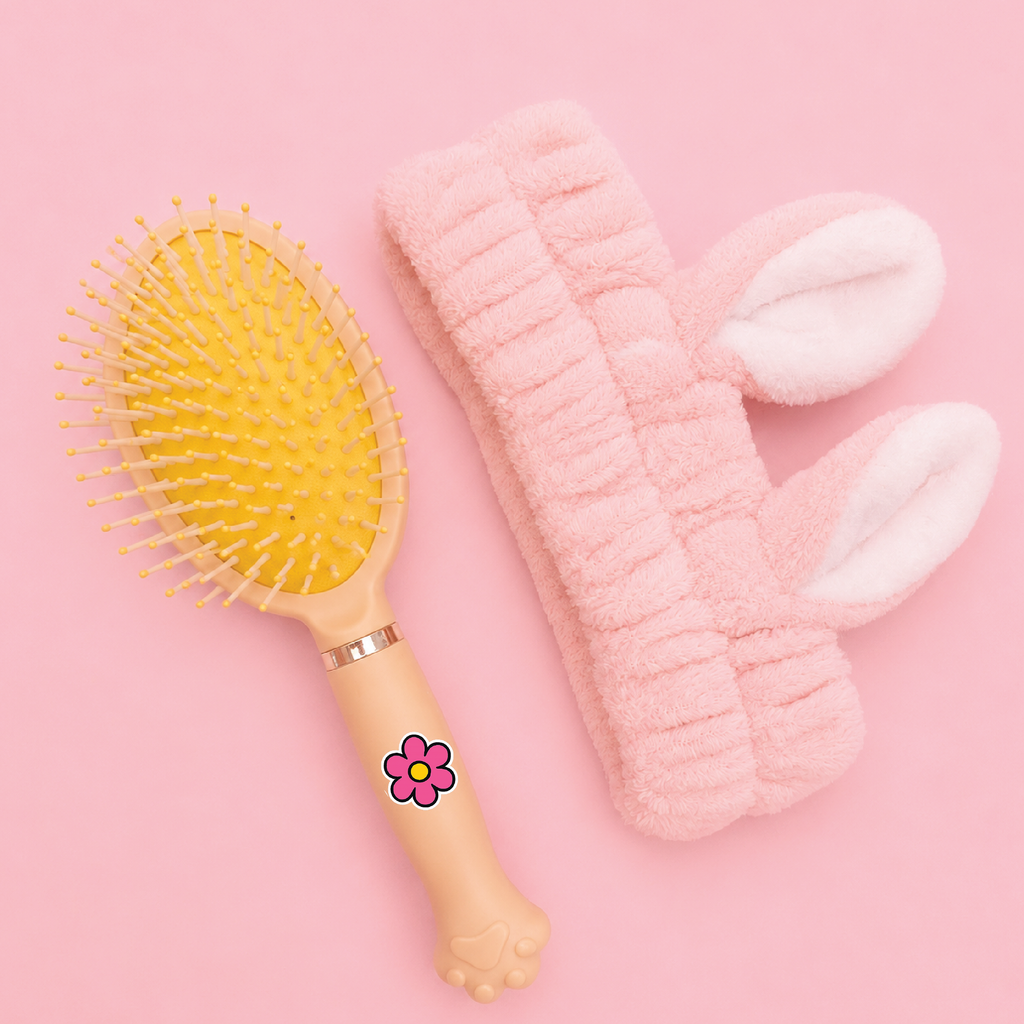 Hair Brush + Headband - Cool Kids