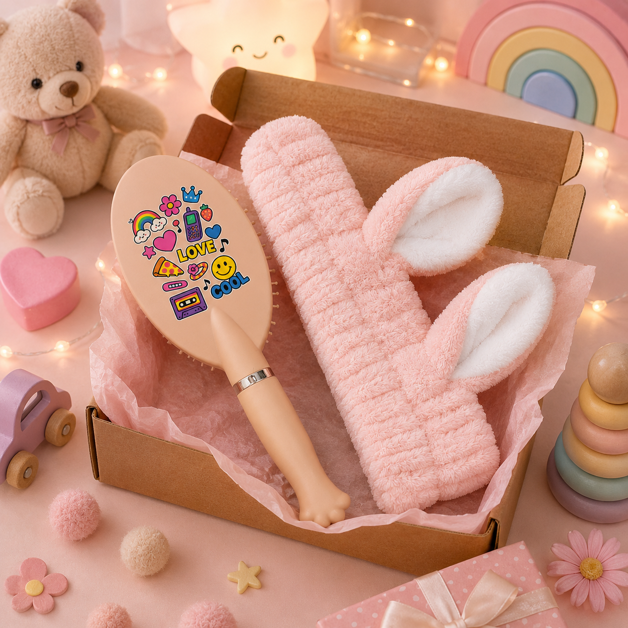 Hair Brush + Headband - Cool Kids