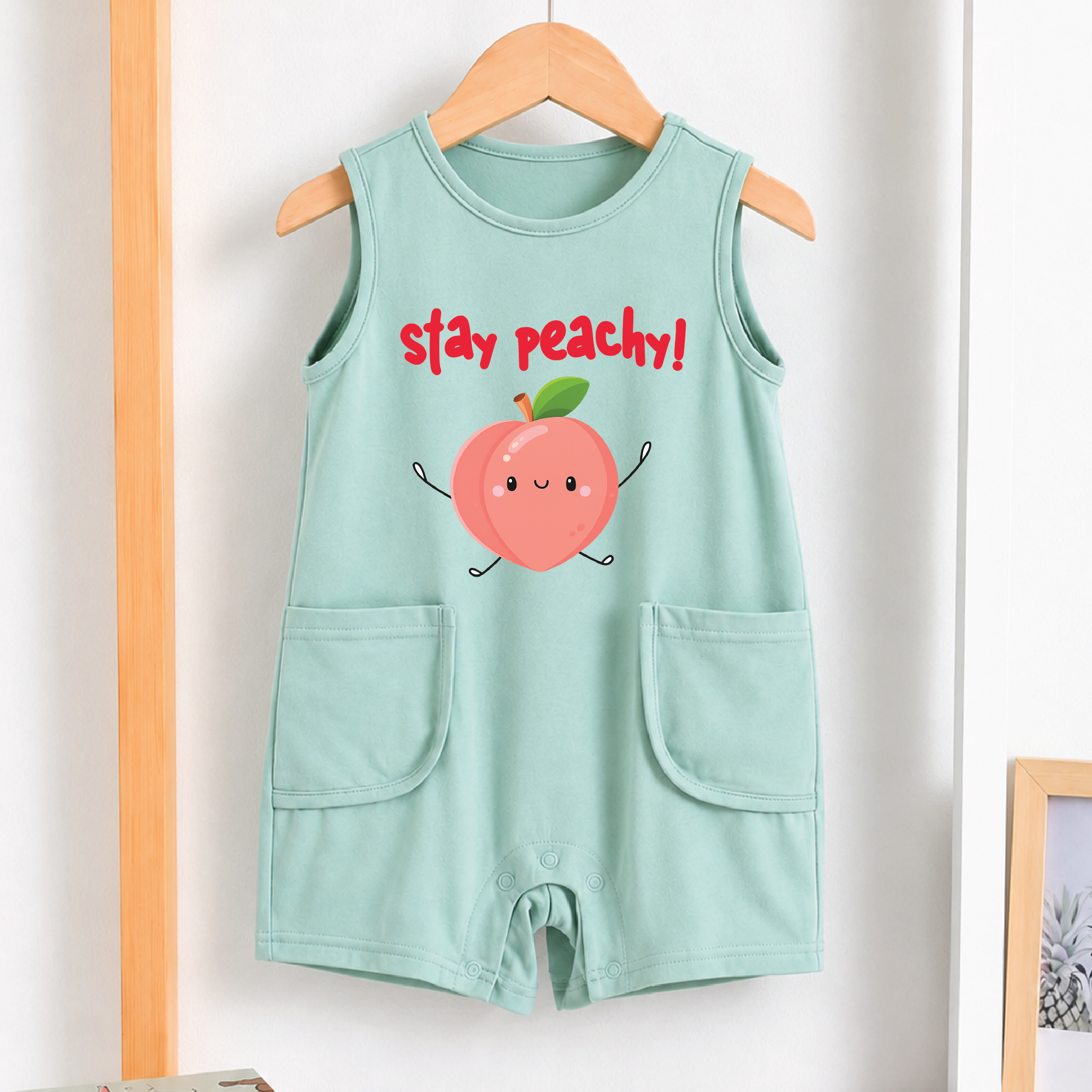 Stay Peachy - Romper
