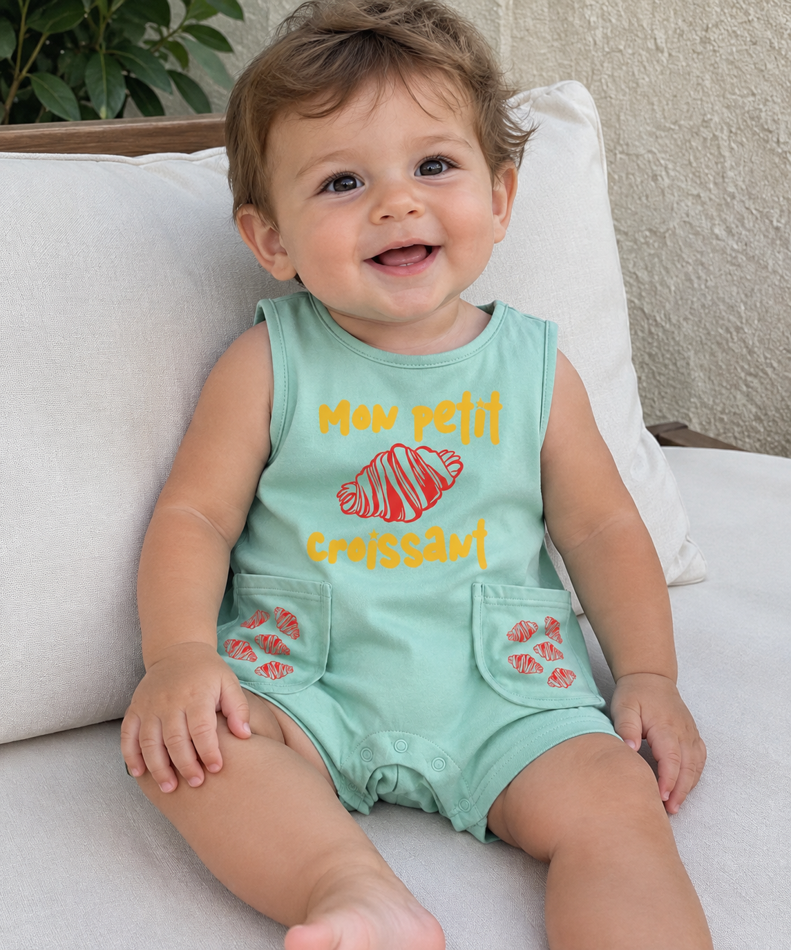Mon Petit Croissant - Romper