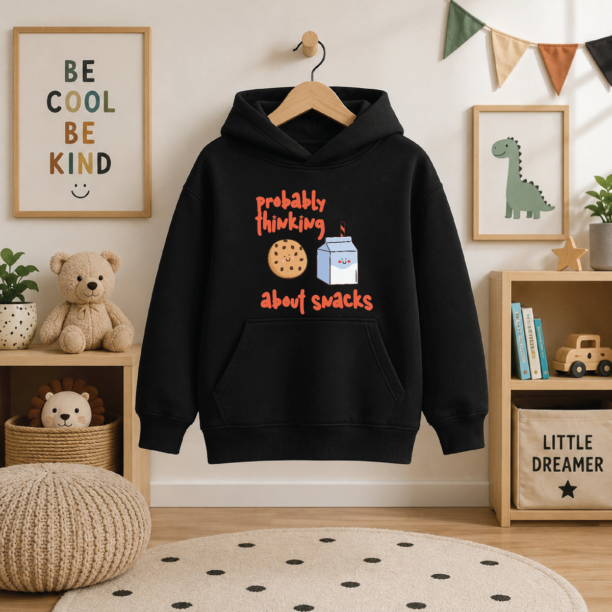Probably thinking about snacks - Hoodie